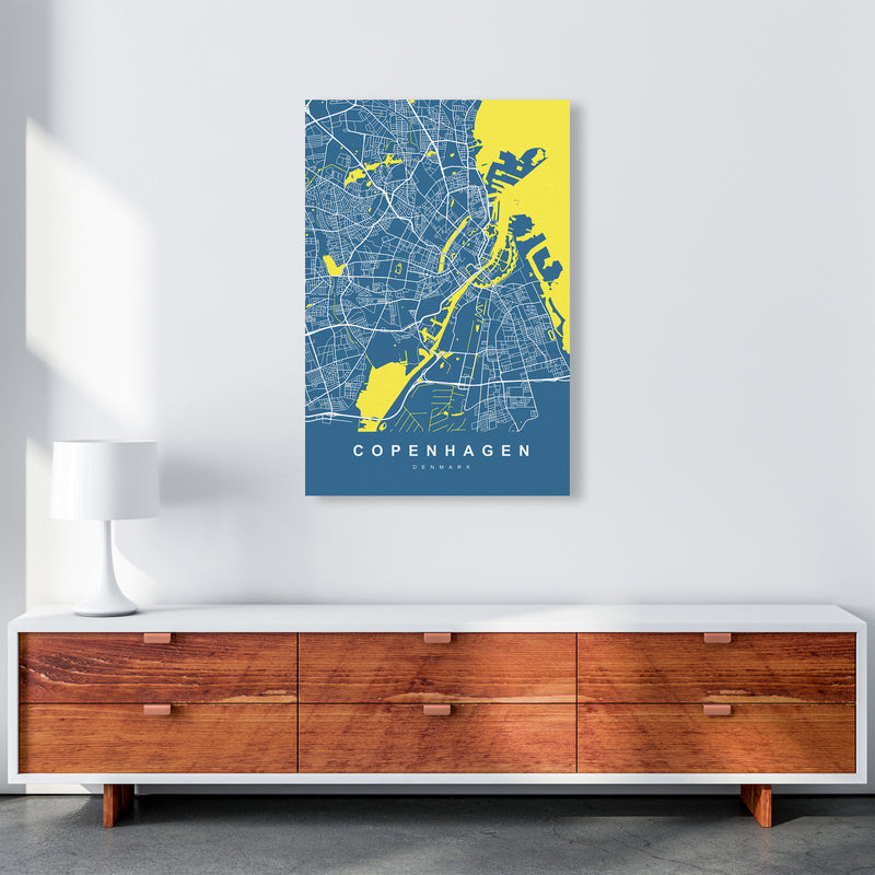Copenhagen I Art Print by UrbanMaps A1 Canvas