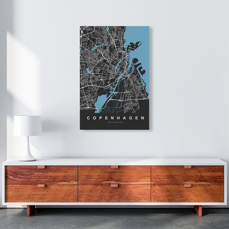 Copenhagen II Art Print by UrbanMaps A1 Canvas