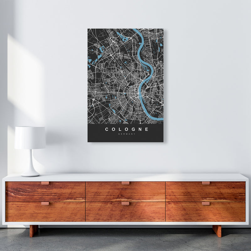 Cologne Art Print by UrbanMaps A1 Canvas