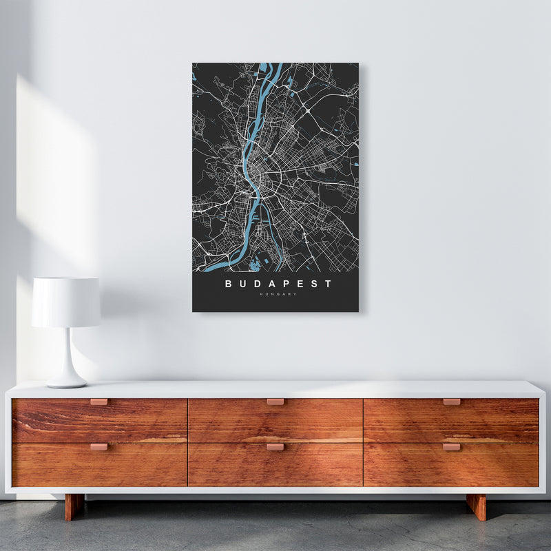 Budapest Art Print by UrbanMaps A1 Canvas