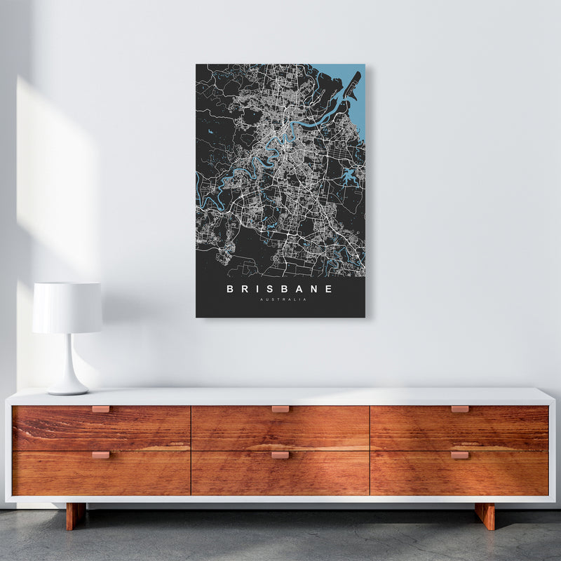 Brisbane II Art Print by UrbanMaps A1 Canvas