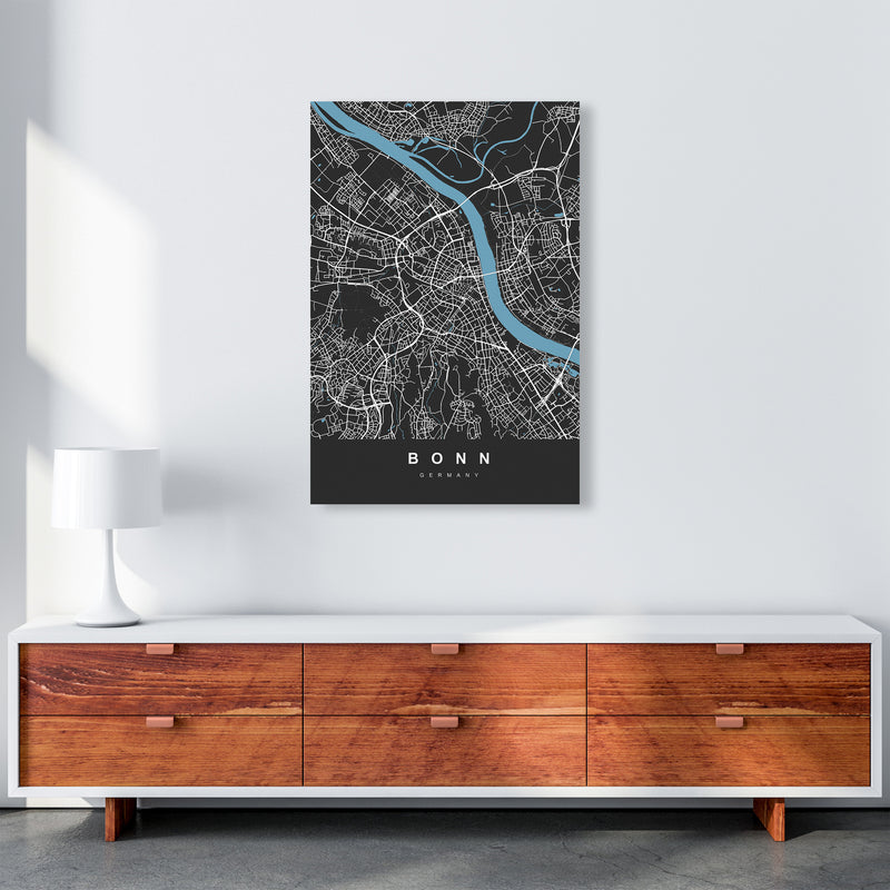 Bonn Art Print by UrbanMaps A1 Canvas