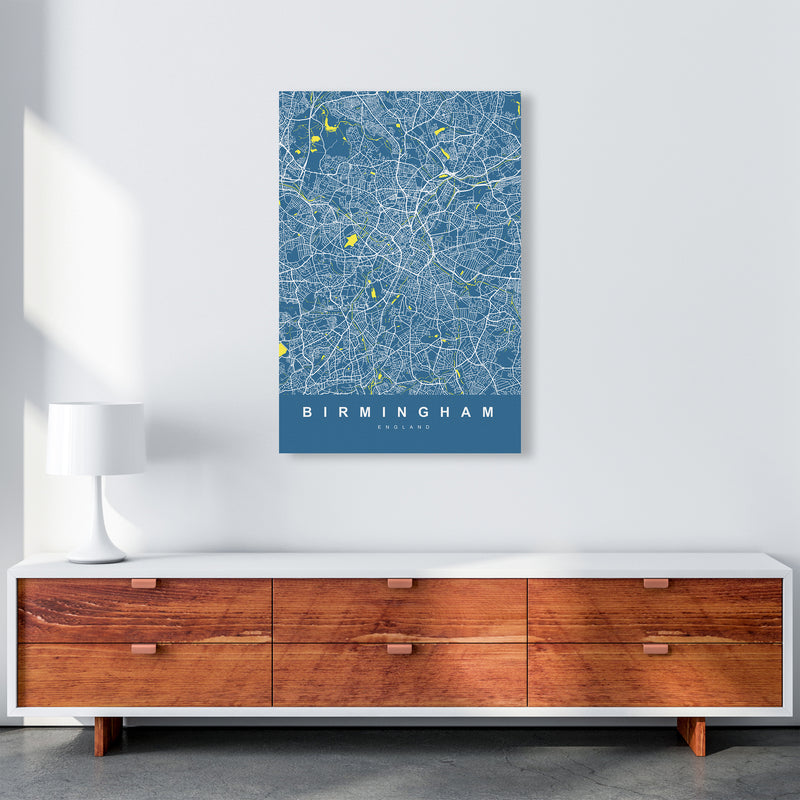 Birmingham II Art Print by UrbanMaps A1 Canvas