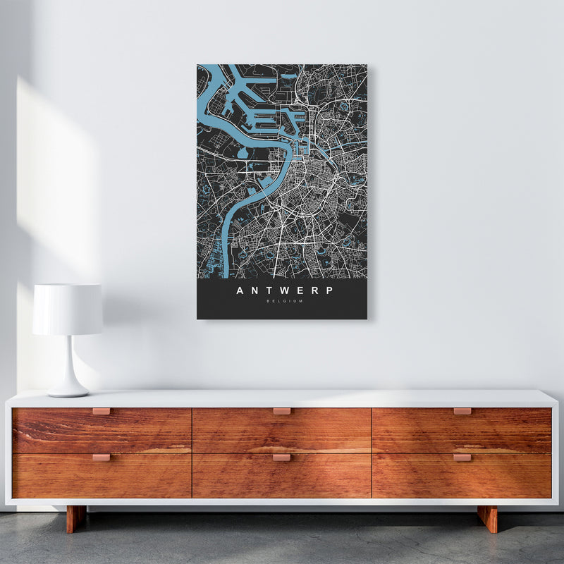 Antwerp Art Print by UrbanMaps A1 Canvas