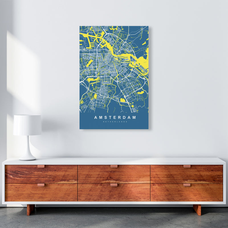 Amsterdam I Art Print by UrbanMaps A1 Canvas