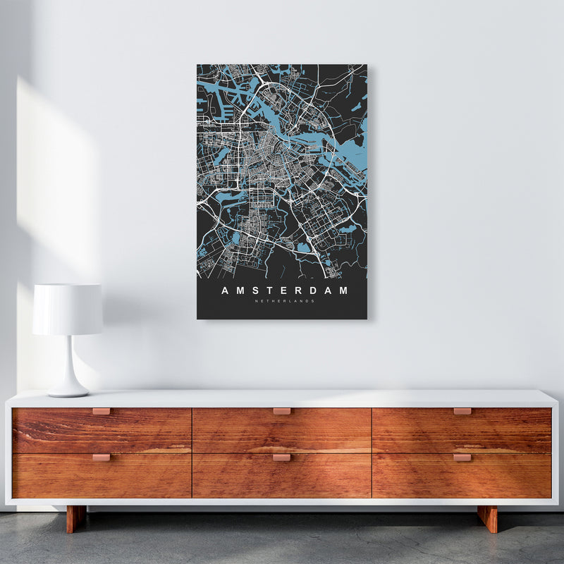 Amsterdam II Art Print by UrbanMaps A1 Canvas