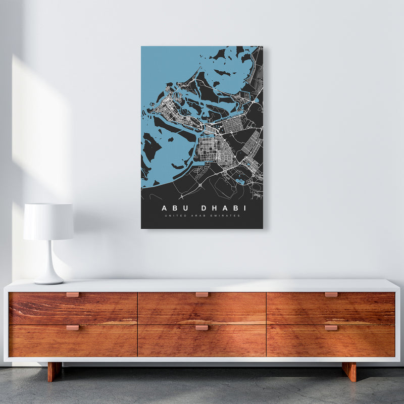 Abu Dhabi Art Print by UrbanMaps A1 Canvas
