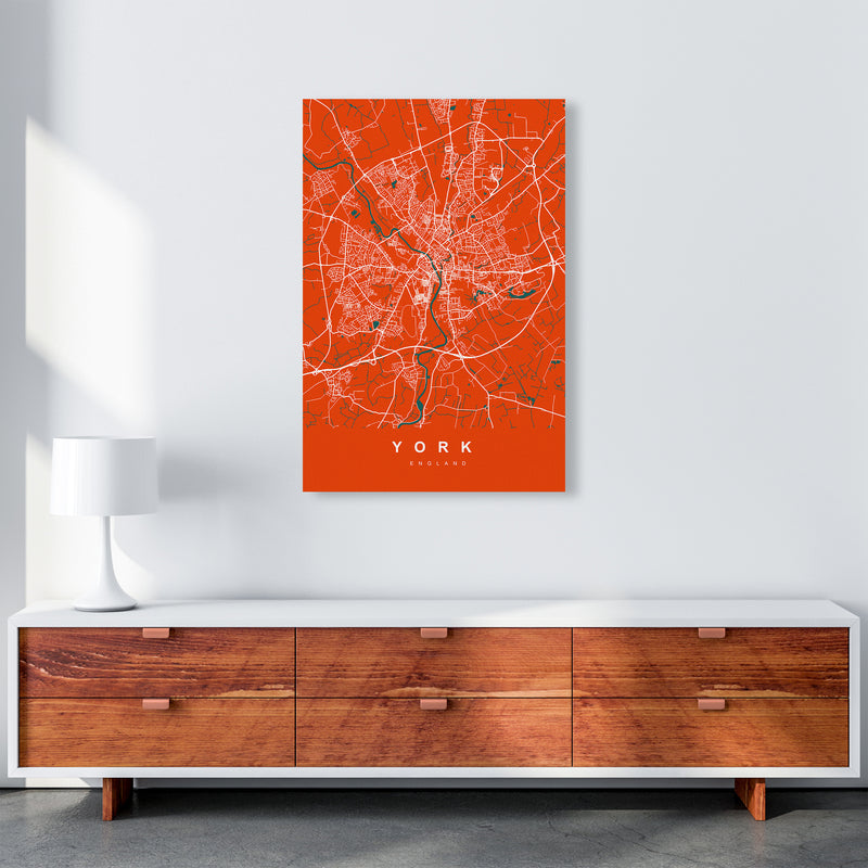 York I Art Print by UrbanMaps A1 Canvas