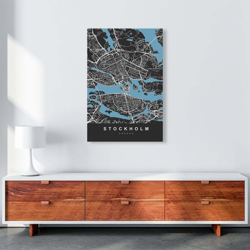 Stockholm Art Print by UrbanMaps A1 Canvas
