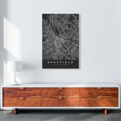 Sheffield III Art Print by UrbanMaps A1 Canvas