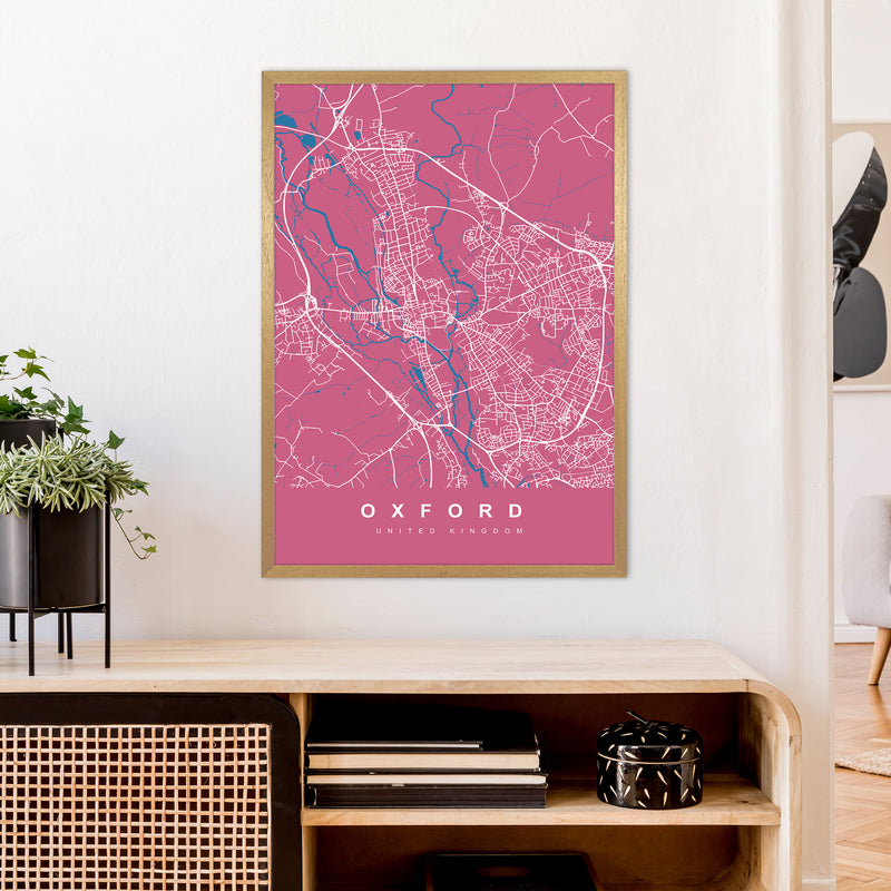 Oxford III Art Print by UrbanMaps A1 Print Only