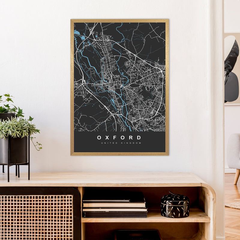 Oxford IV Art Print by UrbanMaps A1 Print Only