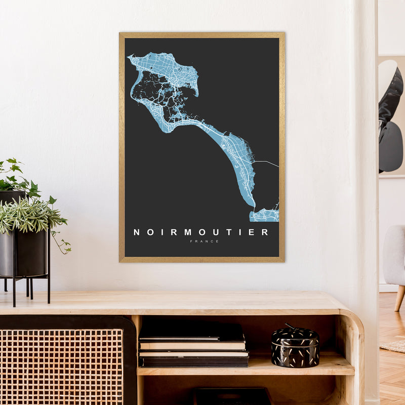 Noirmoutier Art Print by UrbanMaps A1 Print Only