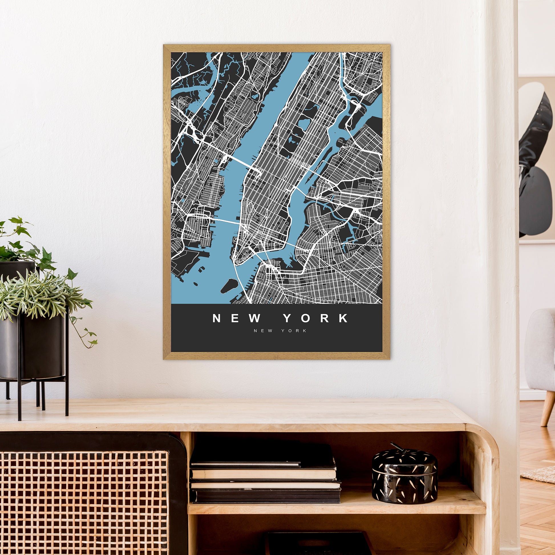 New York II Art Print by UrbanMaps A1 Print Only