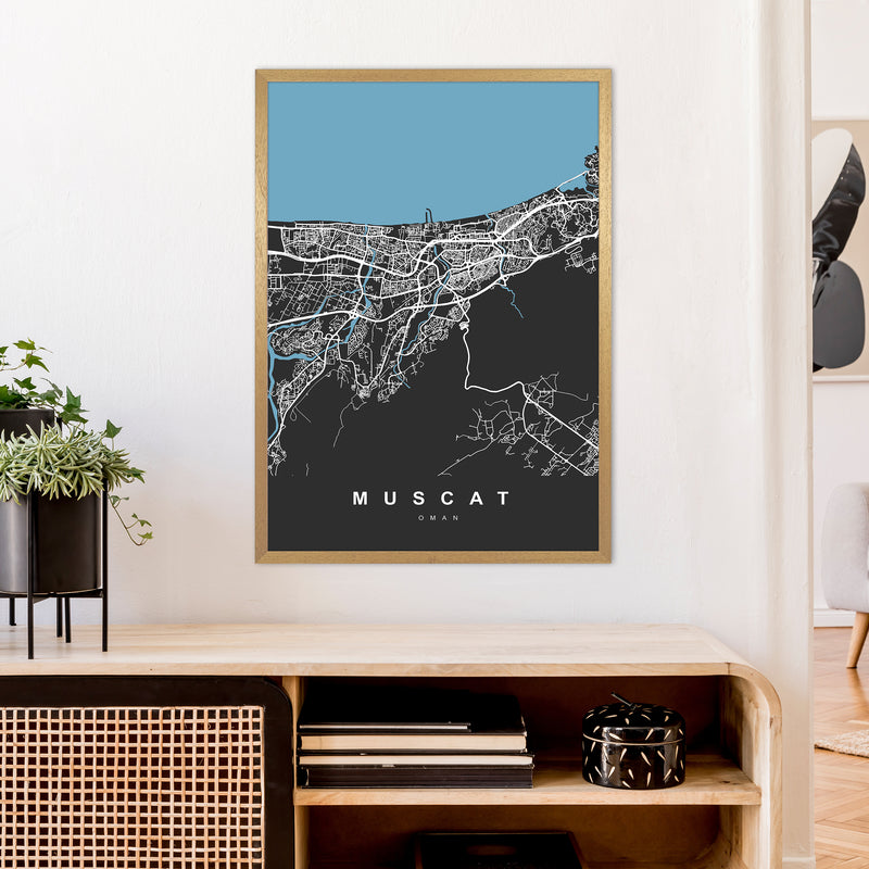 Muscat Art Print by UrbanMaps A1 Print Only