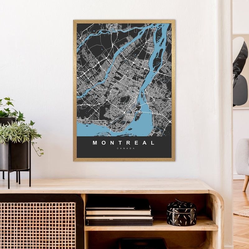 Montreal Art Print by UrbanMaps A1 Print Only