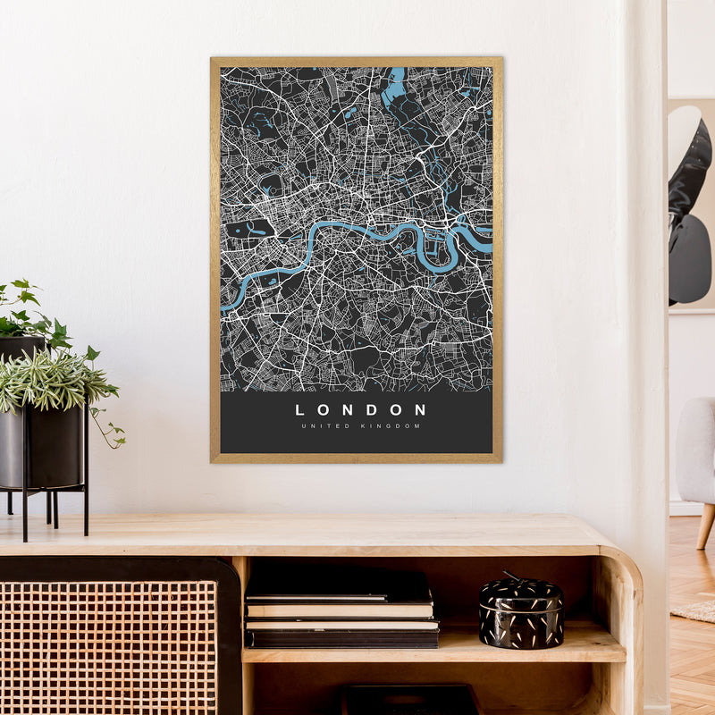 London III Art Print by UrbanMaps A1 Print Only