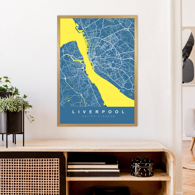 Liverpool I Art Print by UrbanMaps A1 Print Only