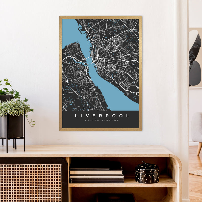 Liverpool II Art Print by UrbanMaps A1 Print Only