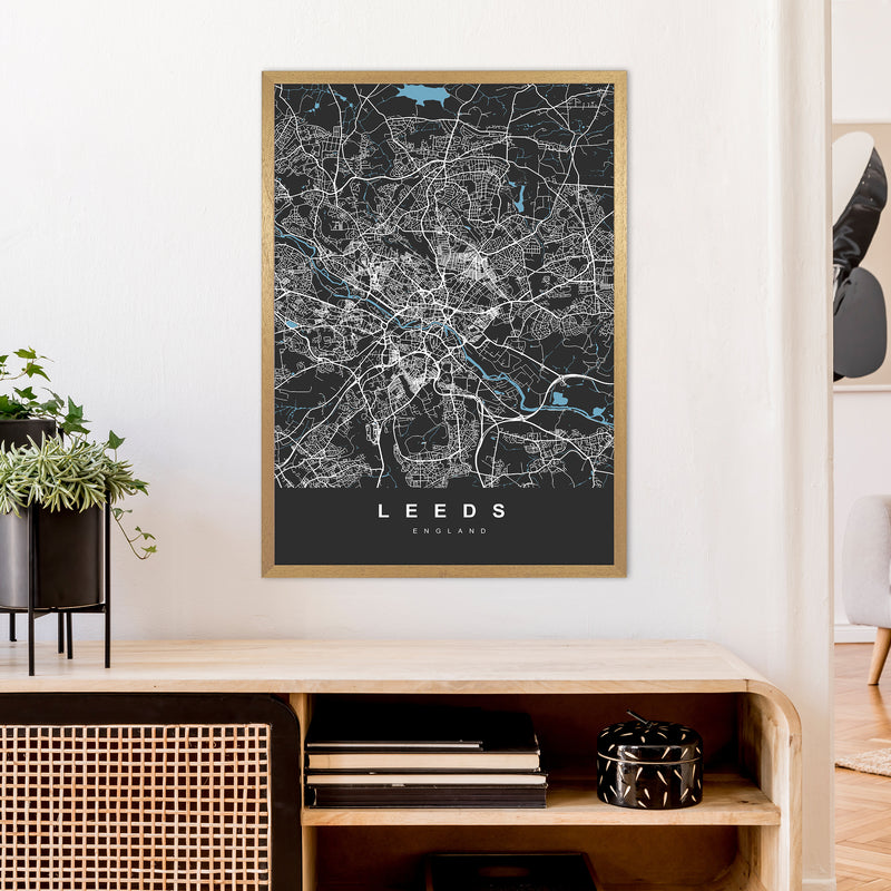 Leeds III Art Print by UrbanMaps A1 Print Only