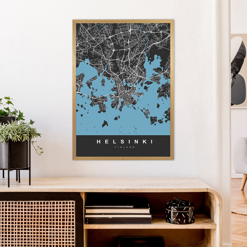 Helsinki Art Print by UrbanMaps A1 Print Only