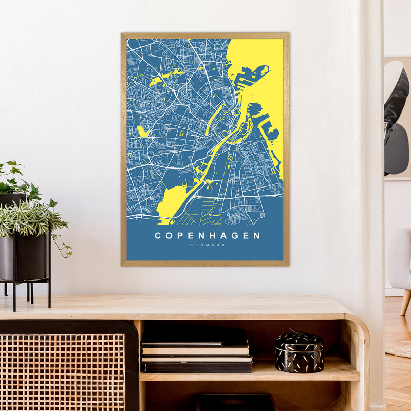 Copenhagen I Art Print by UrbanMaps A1 Print Only