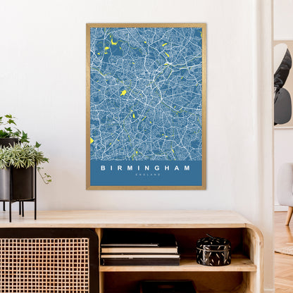 Birmingham II Art Print by UrbanMaps A1 Print Only