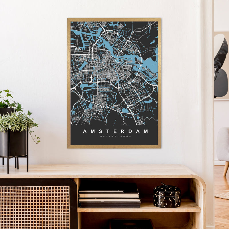 Amsterdam II Art Print by UrbanMaps A1 Print Only