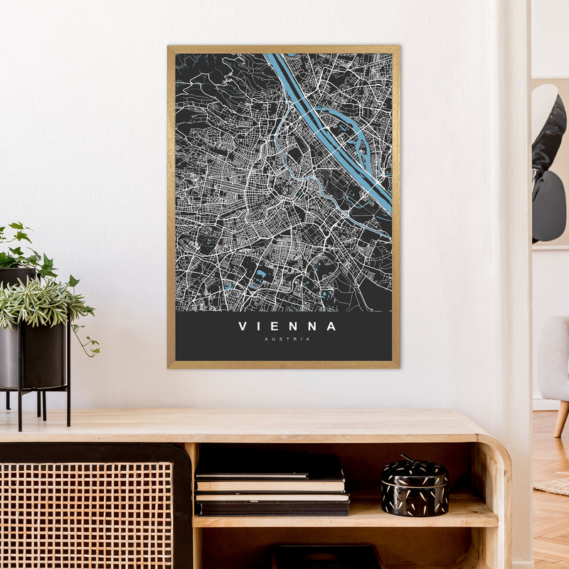 Vienna Art Print by UrbanMaps A1 Print Only