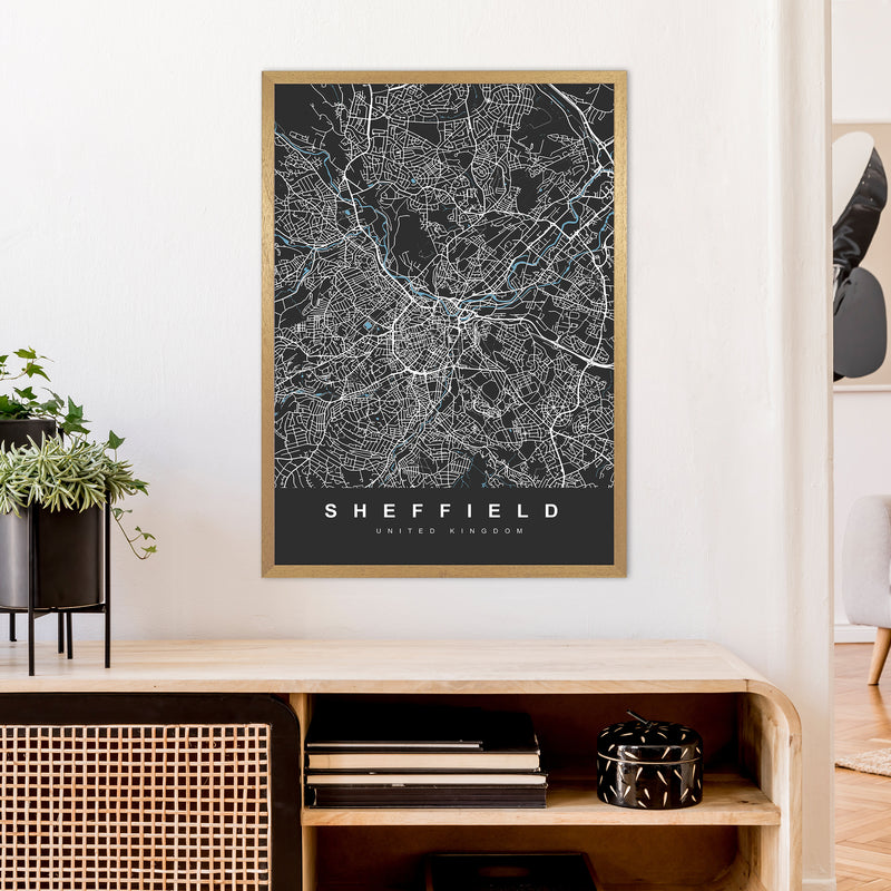 Sheffield III Art Print by UrbanMaps A1 Print Only