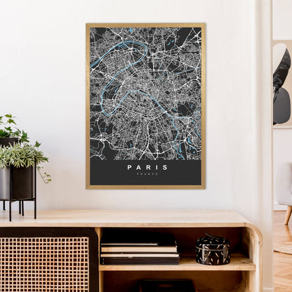 Paris Art Print by UrbanMaps A1 Print Only