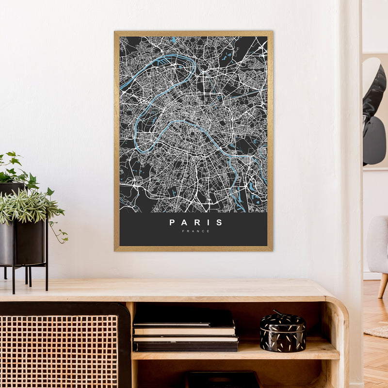 Paris Art Print by UrbanMaps A1 Print Only