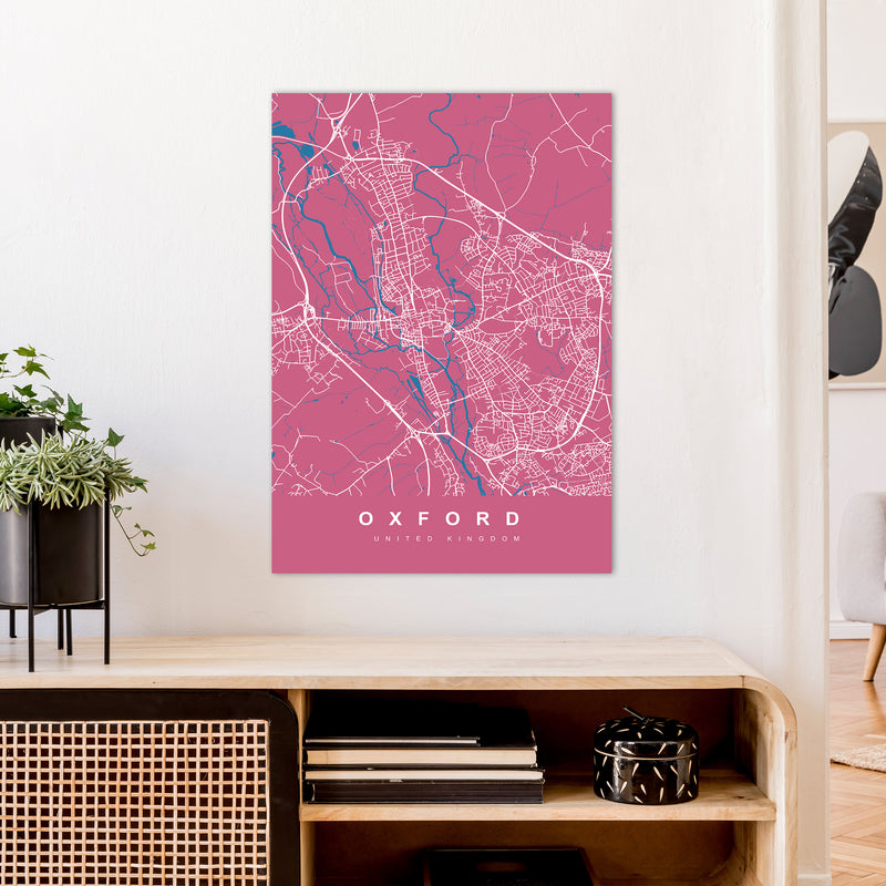 Oxford III Art Print by UrbanMaps A1 Black Frame