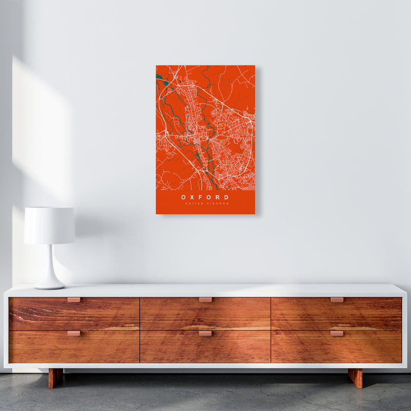 Oxford I Art Print by UrbanMaps A2 Canvas