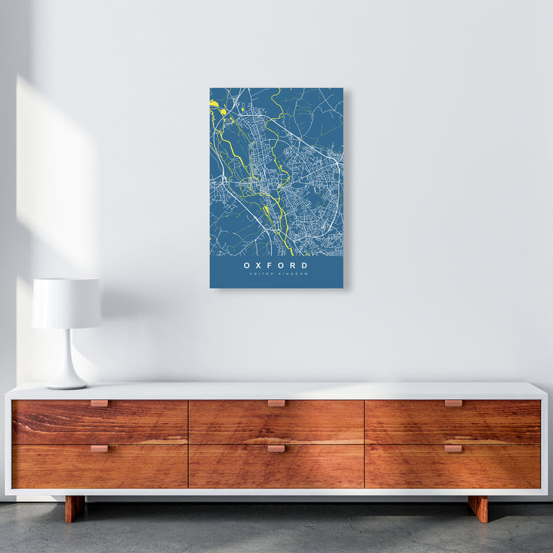 Oxford II Art Print by UrbanMaps A2 Canvas