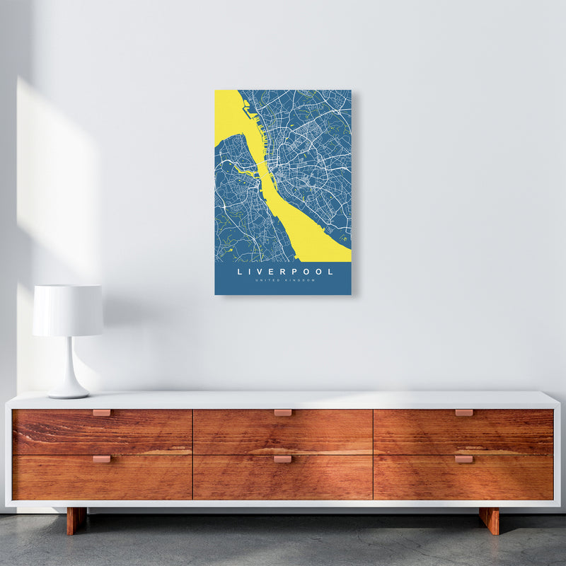 Liverpool I Art Print by UrbanMaps A2 Canvas