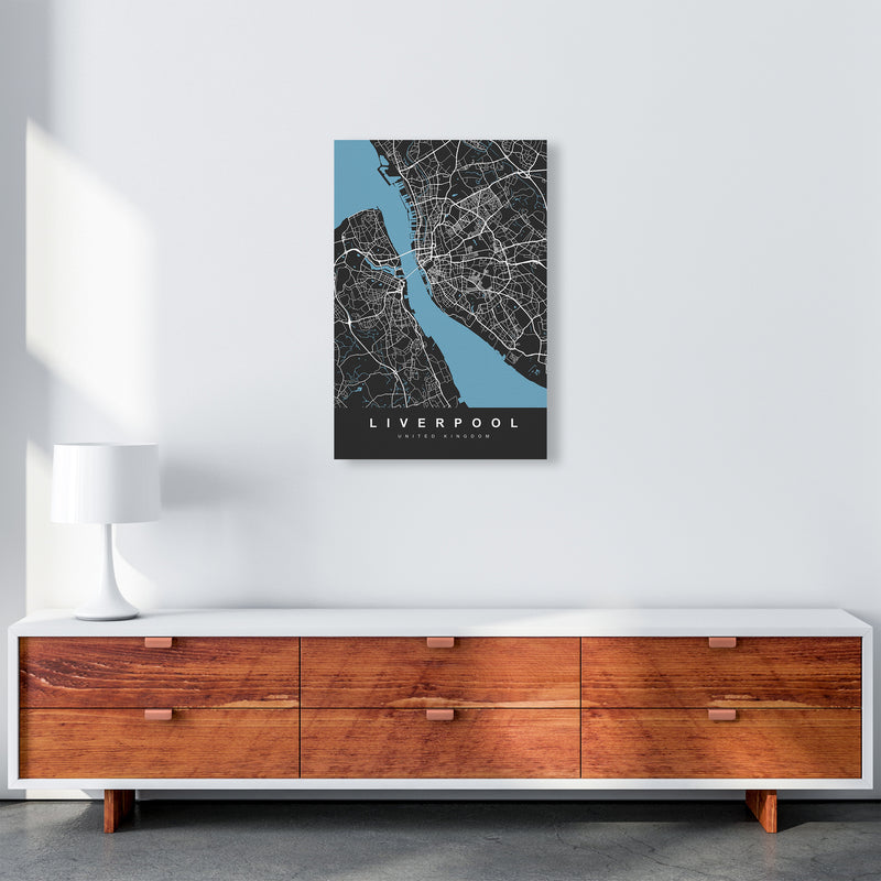 Liverpool II Art Print by UrbanMaps A2 Canvas