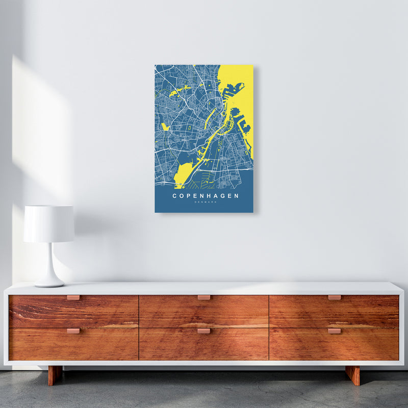 Copenhagen I Art Print by UrbanMaps A2 Canvas