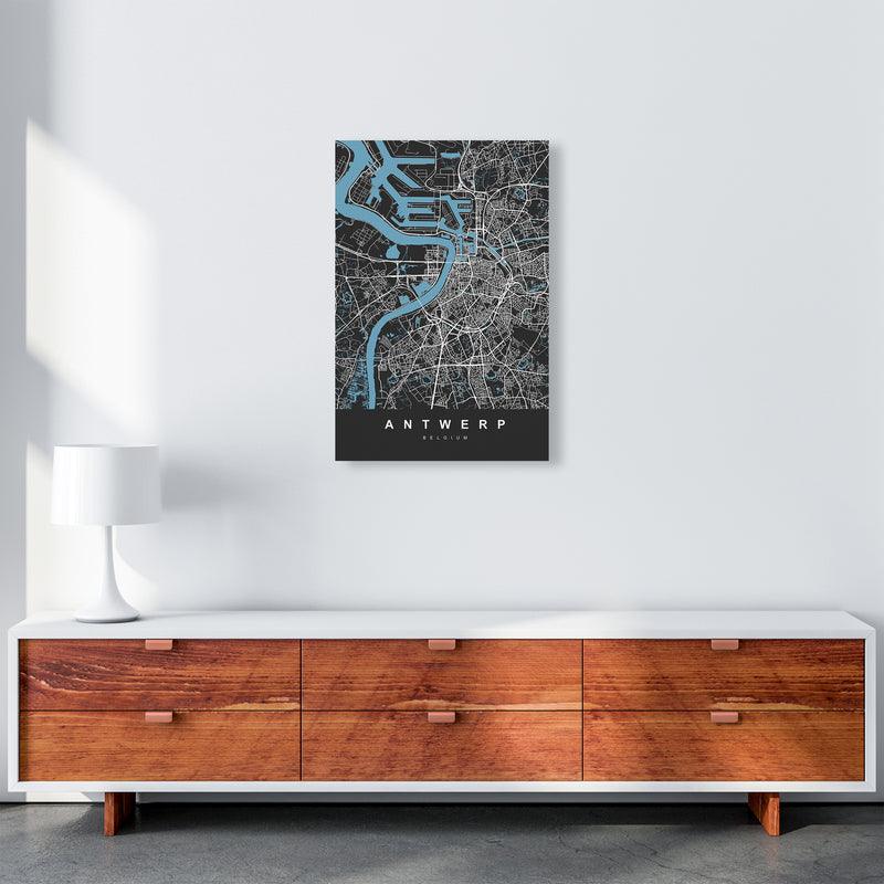Antwerp Art Print by UrbanMaps A2 Canvas