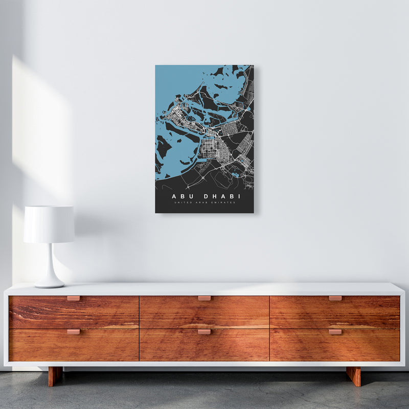 Abu Dhabi Art Print by UrbanMaps A2 Canvas