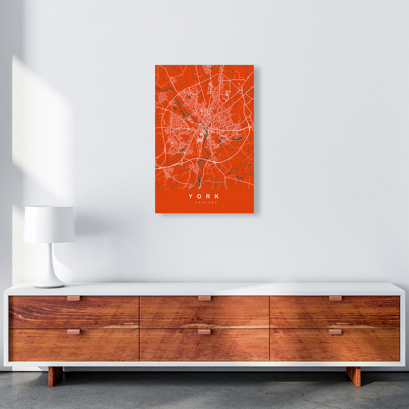 York I Art Print by UrbanMaps A2 Canvas