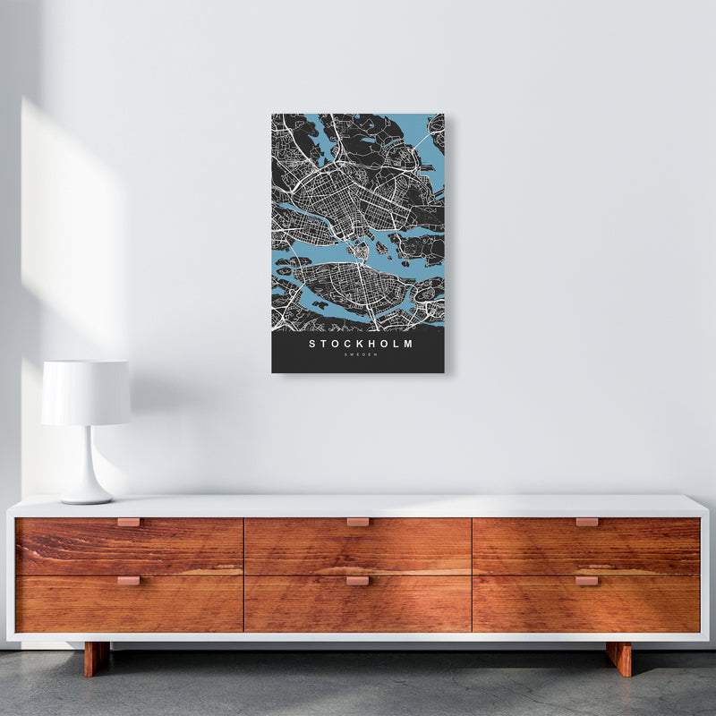 Stockholm Art Print by UrbanMaps A2 Canvas