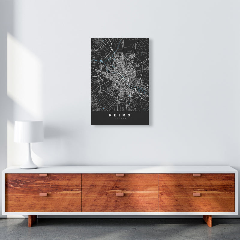 Reims Art Print by UrbanMaps A2 Canvas