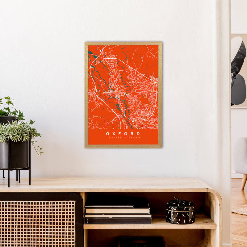 Oxford I Art Print by UrbanMaps A2 Print Only