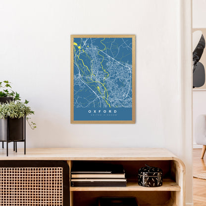 Oxford II Art Print by UrbanMaps A2 Print Only