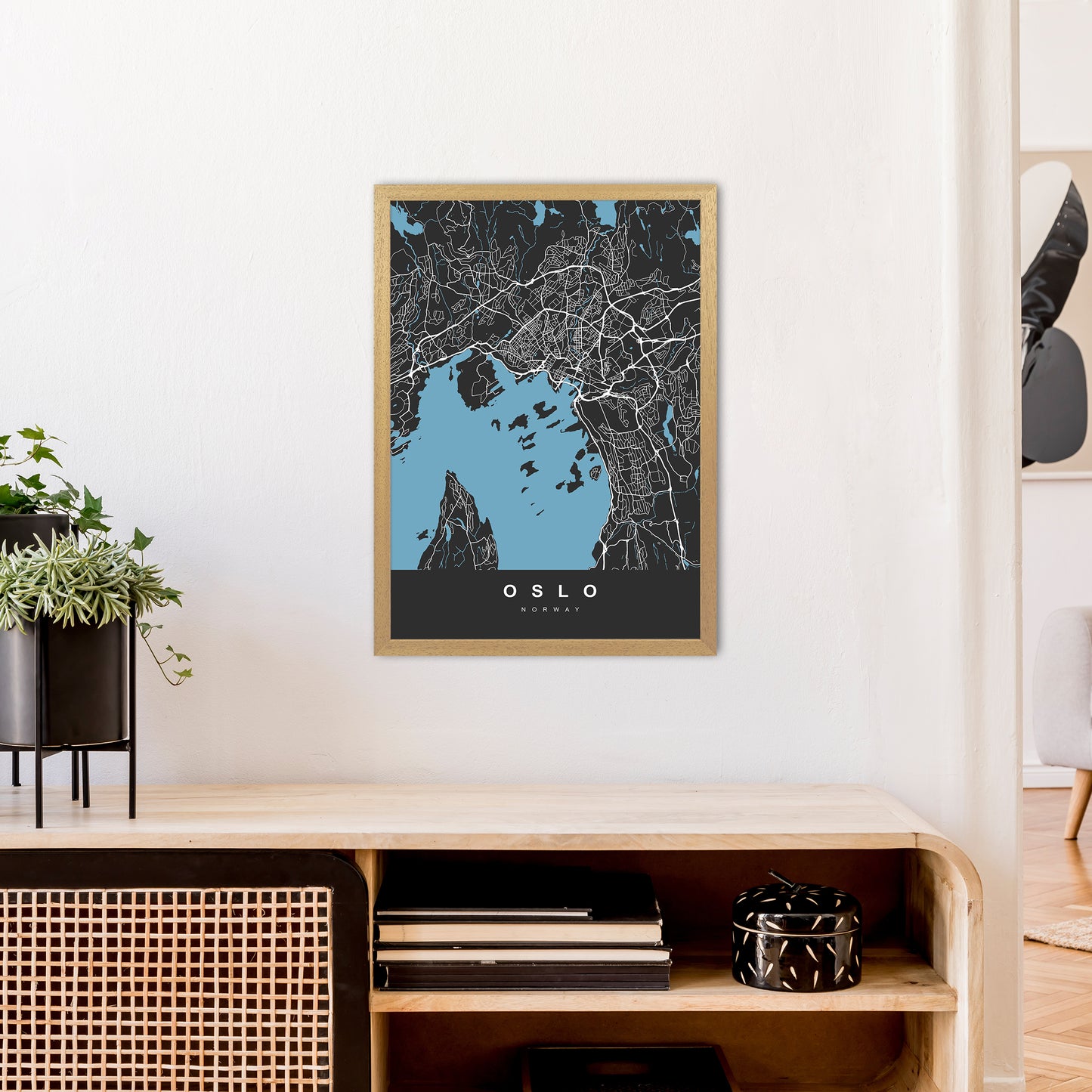 Oslo Art Print by UrbanMaps A2 Print Only