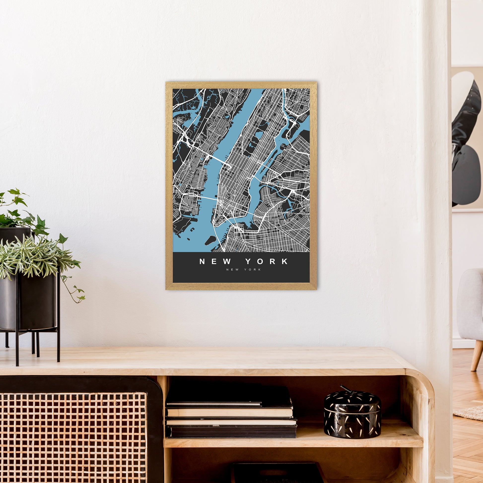 New York II Art Print by UrbanMaps A2 Print Only