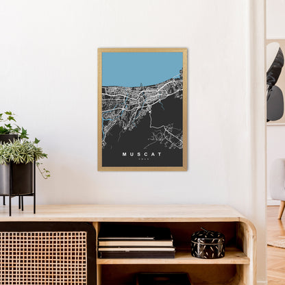 Muscat Art Print by UrbanMaps A2 Print Only
