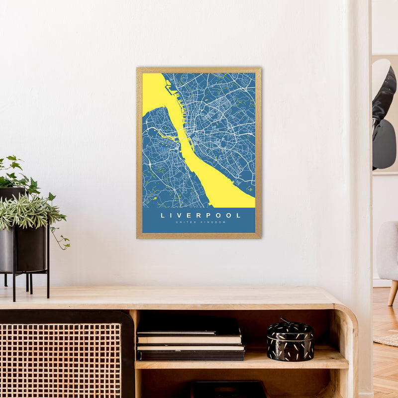 Liverpool I Art Print by UrbanMaps A2 Print Only