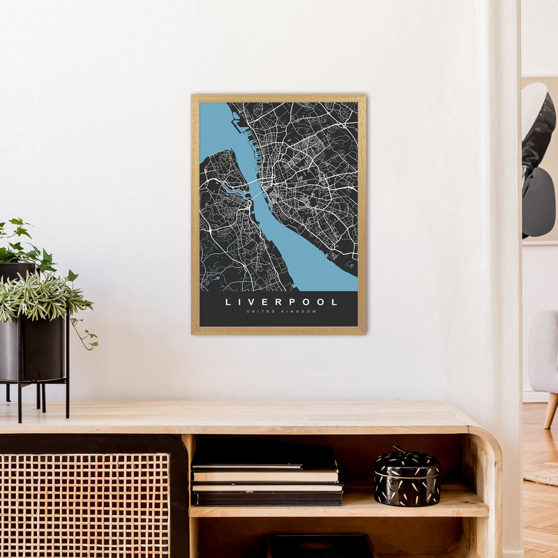 Liverpool II Art Print by UrbanMaps A2 Print Only